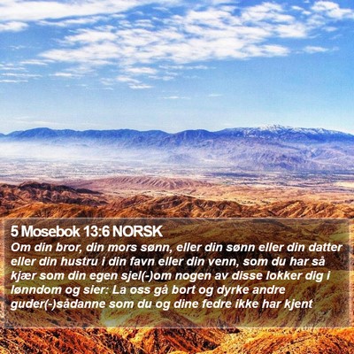5 Mosebok 13:6 NORSK Bible Verse Image