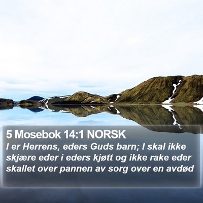 5 Mosebok 14:1 NORSK Bible Verse Image
