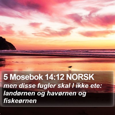 5 Mosebok 14:12 NORSK Bible Verse Image