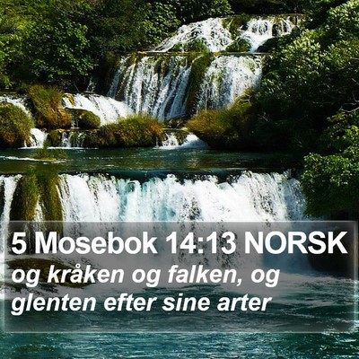 5 Mosebok 14:13 NORSK Bible Verse Image