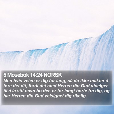 5 Mosebok 14:24 NORSK Bible Verse Image