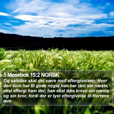 5 Mosebok 15:2 NORSK Bible Verse Image