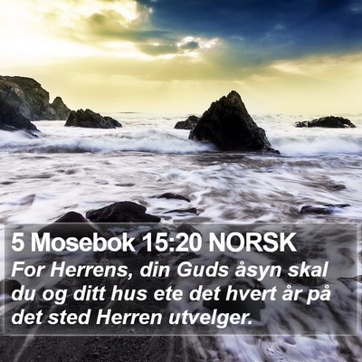 5 Mosebok 15:20 NORSK Bible Verse Image