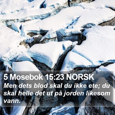 5 Mosebok 15:23 NORSK Bible Verse Image