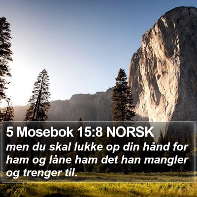 5 Mosebok 15:8 NORSK Bible Verse Image