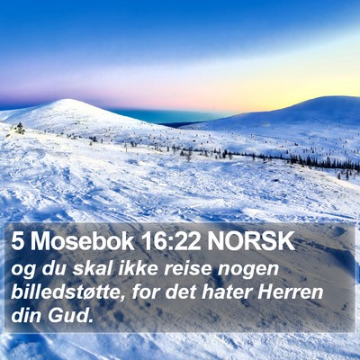 5 Mosebok 16:22 NORSK Bible Verse Image