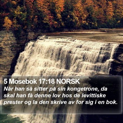 5 Mosebok 17:18 NORSK Bible Verse Image