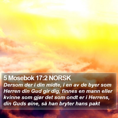 5 Mosebok 17:2 NORSK Bible Verse Image
