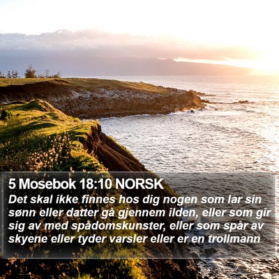5 Mosebok 18:10 NORSK Bible Verse Image