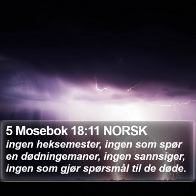 5 Mosebok 18:11 NORSK Bible Verse Image