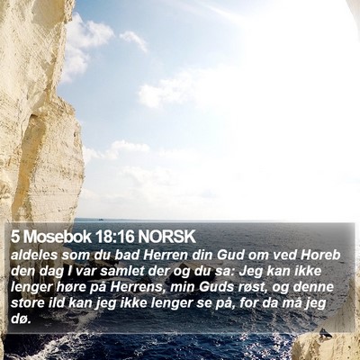 5 Mosebok 18:16 NORSK Bible Verse Image
