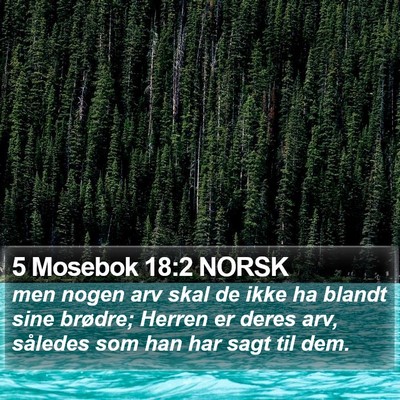 5 Mosebok 18:2 NORSK Bible Verse Image