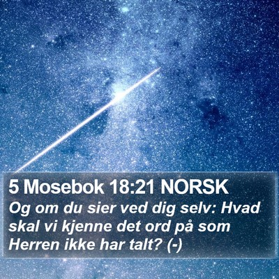 5 Mosebok 18:21 NORSK Bible Verse Image