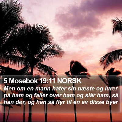 5 Mosebok 19:11 NORSK Bible Verse Image