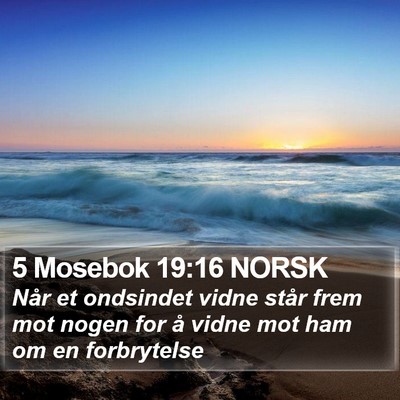 5 Mosebok 19:16 NORSK Bible Verse Image