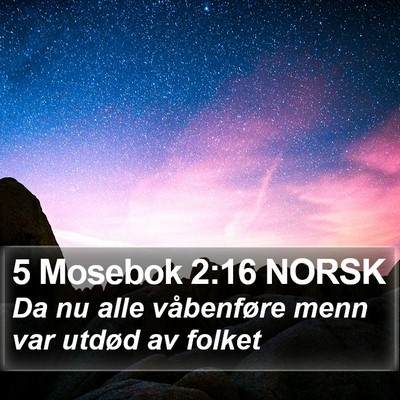 5 Mosebok 2:16 NORSK Bible Verse Image