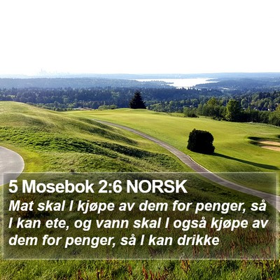 5 Mosebok 2:6 NORSK Bible Verse Image
