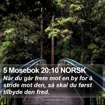 5 Mosebok 20:10 NORSK Bible Verse Image