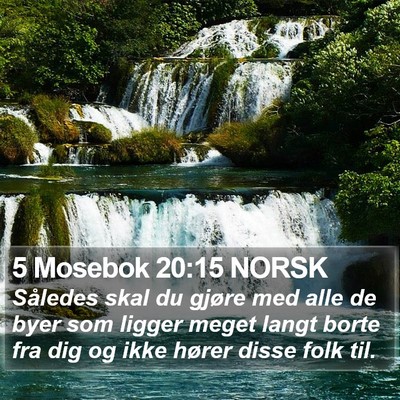 5 Mosebok 20:15 NORSK Bible Verse Image