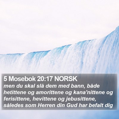 5 Mosebok 20:17 NORSK Bible Verse Image