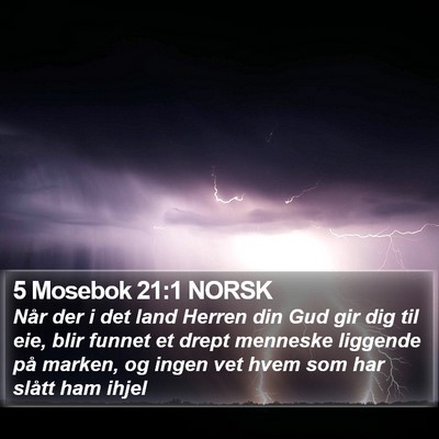 5 Mosebok 21:1 NORSK Bible Verse Image