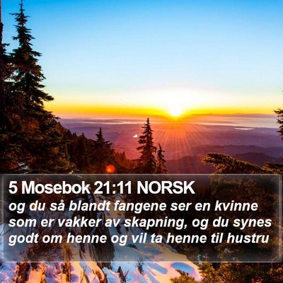5 Mosebok 21:11 NORSK Bible Verse Image