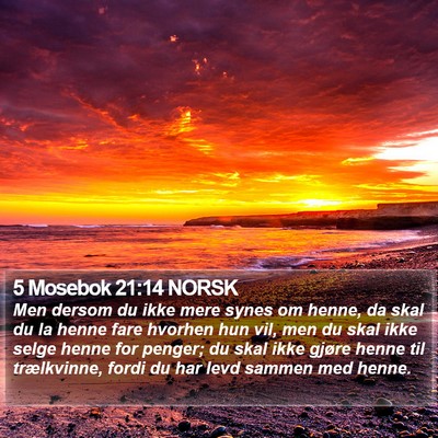 5 Mosebok 21:14 NORSK Bible Verse Image