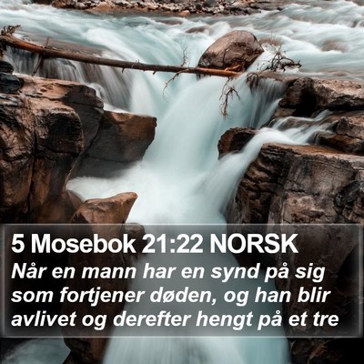 5 Mosebok 21:22 NORSK Bible Verse Image
