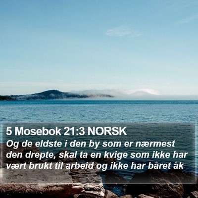 5 Mosebok 21:3 NORSK Bible Verse Image