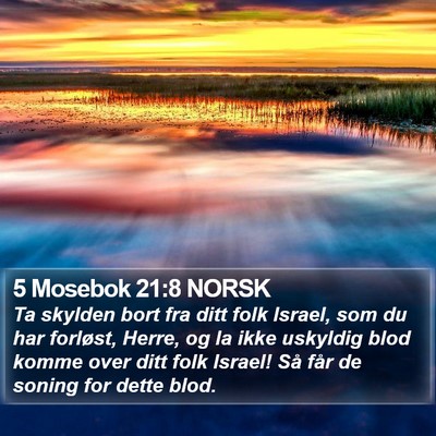 5 Mosebok 21:8 NORSK Bible Verse Image