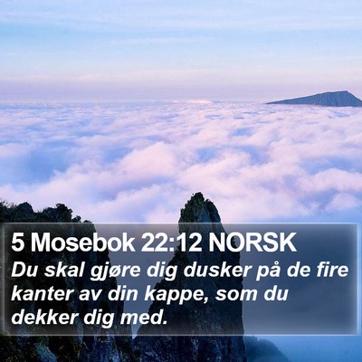 5 Mosebok 22:12 NORSK Bible Verse Image