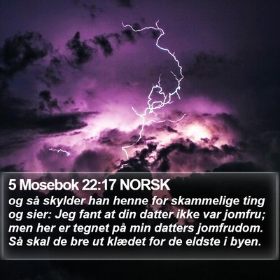 5 Mosebok 22:17 NORSK Bible Verse Image
