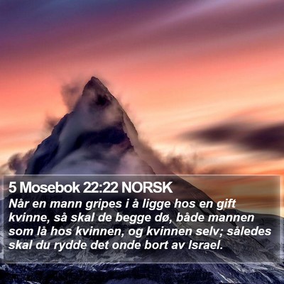 5 Mosebok 22:22 NORSK Bible Verse Image