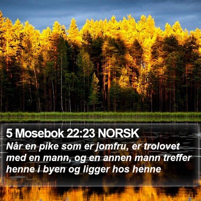 5 Mosebok 22:23 NORSK Bible Verse Image