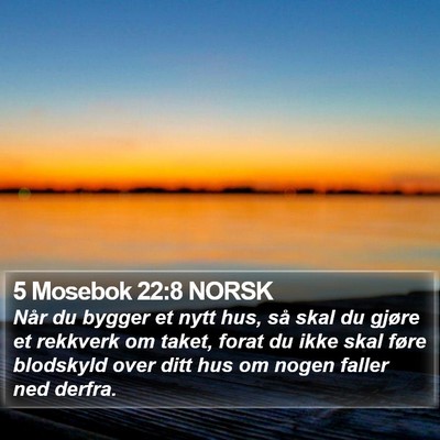 5 Mosebok 22:8 NORSK Bible Verse Image