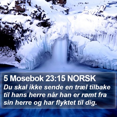 5 Mosebok 23:15 NORSK Bible Verse Image