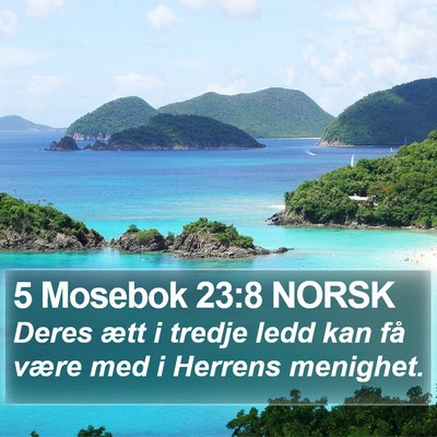 5 Mosebok 23:8 NORSK Bible Verse Image