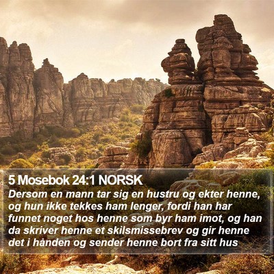 5 Mosebok 24:1 NORSK Bible Verse Image