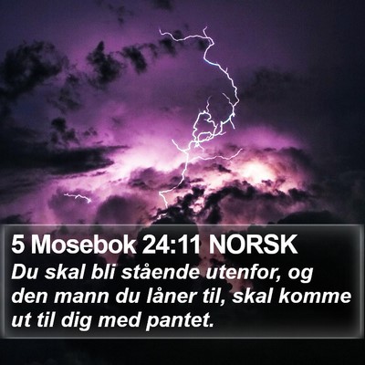 5 Mosebok 24:11 NORSK Bible Verse Image