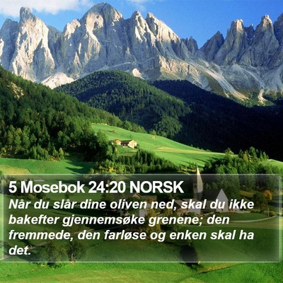 5 Mosebok 24:20 NORSK Bible Verse Image