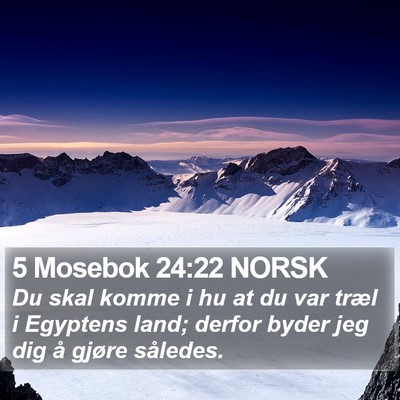 5 Mosebok 24:22 NORSK Bible Verse Image