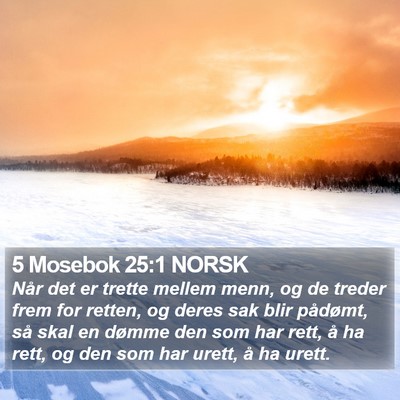 5 Mosebok 25:1 NORSK Bible Verse Image