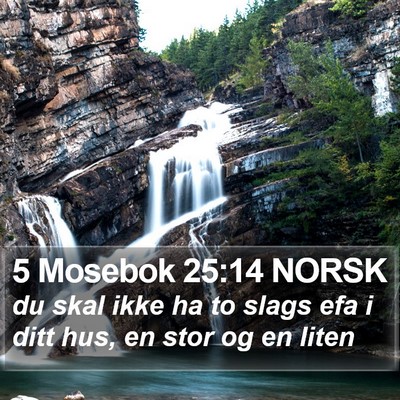 5 Mosebok 25:14 NORSK Bible Verse Image