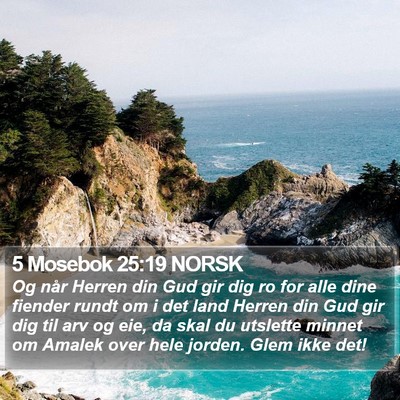 5 Mosebok 25:19 NORSK Bible Verse Image