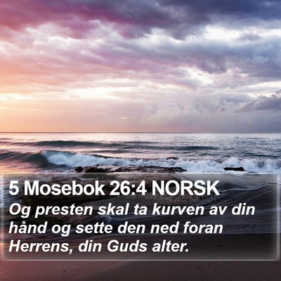 5 Mosebok 26:4 NORSK Bible Verse Image