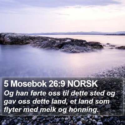 5 Mosebok 26:9 NORSK Bible Verse Image