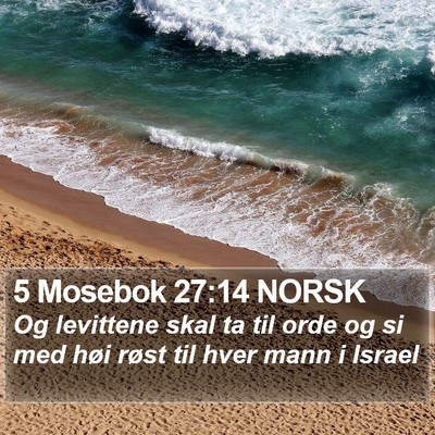 5 Mosebok 27:14 NORSK Bible Verse Image