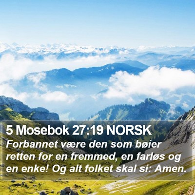 5 Mosebok 27:19 NORSK Bible Verse Image