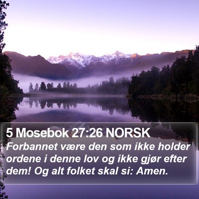 5 Mosebok 27:26 NORSK Bible Verse Image