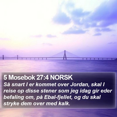 5 Mosebok 27:4 NORSK Bible Verse Image
